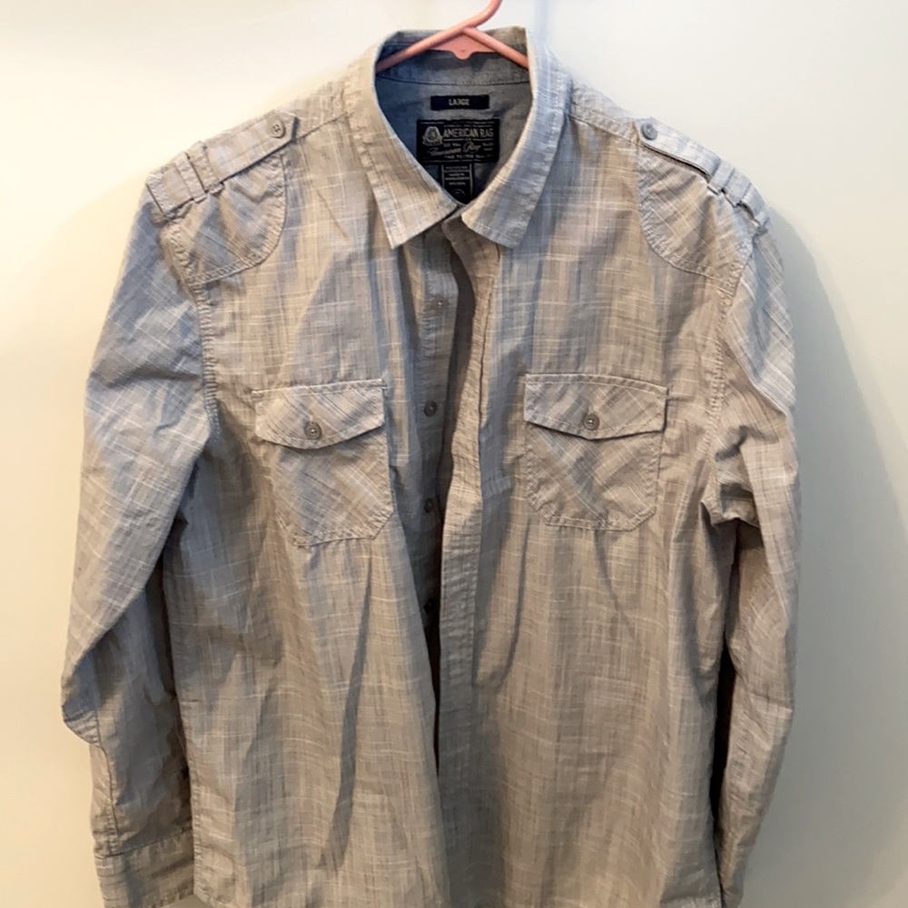 Men’s large button down American Rag shirt